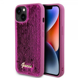 Guess iPhone 13 Skal Sequin Fuschia