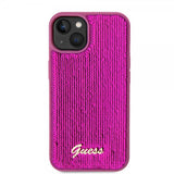 Guess iPhone 13 Skal Sequin Fuschia