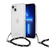 Guess iPhone 13 Mini Skal Pearl Handle Script Logo Svart