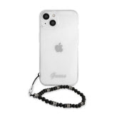 Guess iPhone 13 Mini Skal Pearl Handle Script Logo Svart