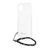 Guess iPhone 13 Mini Skal Pearl Handle Script Logo Svart