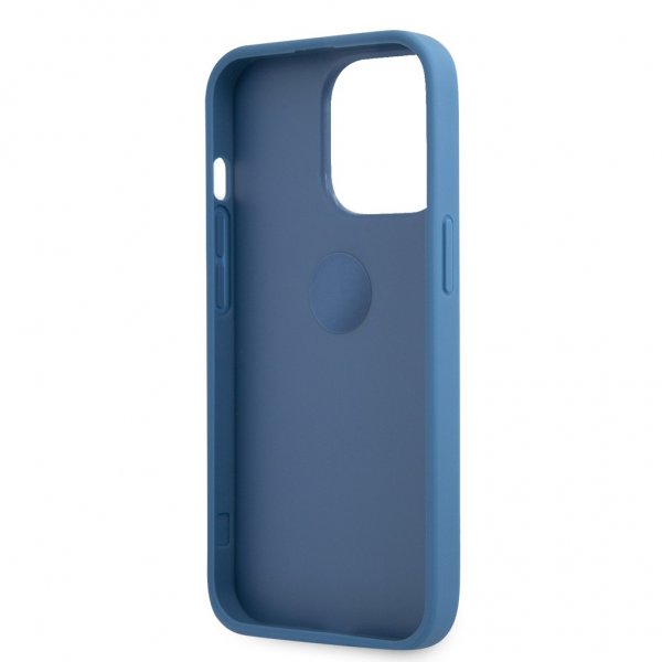 Guess iPhone 13 Pro Max Skal Ring Stand Blå