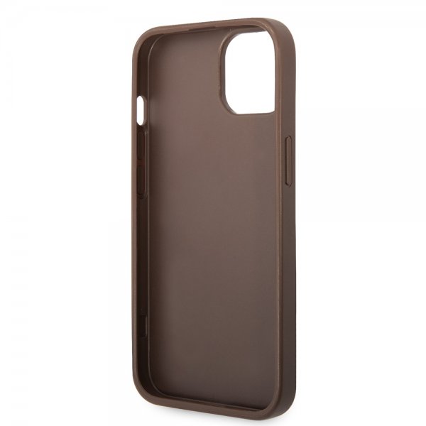 Guess iPhone 15 Plus Skal 4G Logo Brun