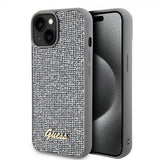 Guess iPhone 15 Skal Square Mirror Silver