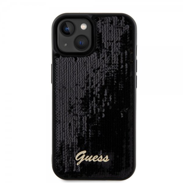 Guess iPhone 15 Skal Sequin Svart