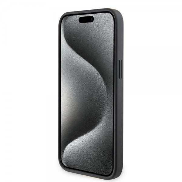 Guess iPhone 15 Pro Max Skal 4G Logo Grå