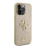 Guess iPhone 15 Pro Max Skal Fixed Glitter Guld