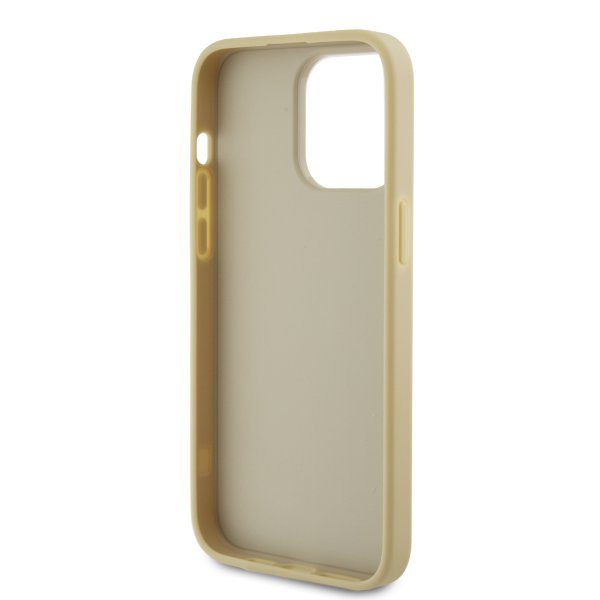 Guess iPhone 15 Pro Max Skal Fixed Glitter Guld