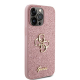 Guess iPhone 15 Pro Max Skal Fixed Glitter Rosa