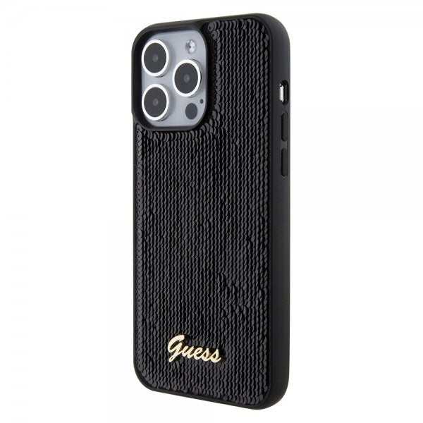 Guess iPhone 15 Pro Max Skal Sequin Svart