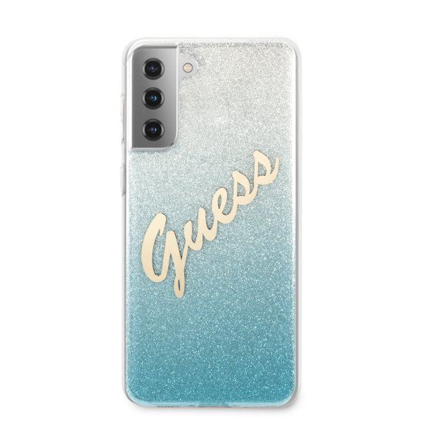 Guess Samsung Galaxy S21 Skal Vintage Blå