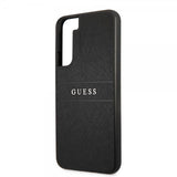 Guess Samsung Galaxy S22 Plus Skal Saffiano Metal Logo Svart
