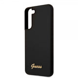 Guess Samsung Galaxy S22 Skal Script Metal Logo Svart