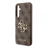 Guess Samsung Galaxy S23 FE Skal 4G Metal Logo Brun