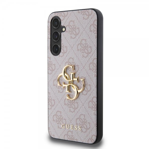 Guess Samsung Galaxy S23 FE Skal 4G Metal Logo Rosa