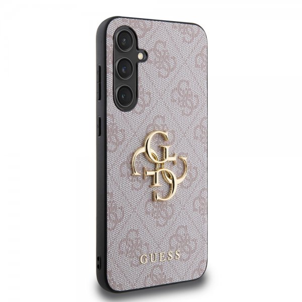 Guess Samsung Galaxy S23 FE Skal 4G Metal Logo Rosa