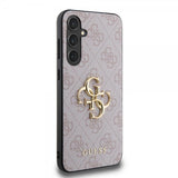 Guess Samsung Galaxy S23 FE Skal 4G Metal Logo Rosa