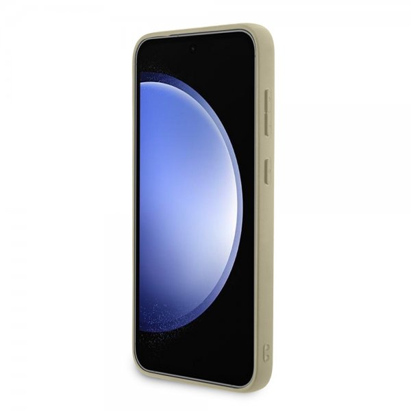 Guess Samsung Galaxy S23 FE Skal Fixed Glitter Guld