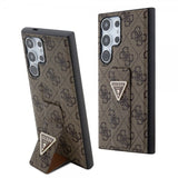 Guess Samsung Galaxy S24 Ultra Skal Grip Stand Function Brun