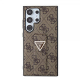 Guess Samsung Galaxy S24 Ultra Skal Grip Stand Function Brun
