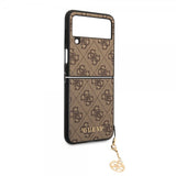 Guess Samsung Galaxy Z Flip 4 Skal 4G Charms Brun