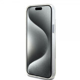 Guess iPhone 15 Plus Skal Ring Stand Glitter MagSafe Transparent