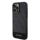 Guess iPhone 15 Pro Max Skal Bottom Stripe MagSafe Svart