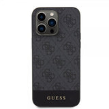 Guess iPhone 15 Pro Max Skal Bottom Stripe MagSafe Svart