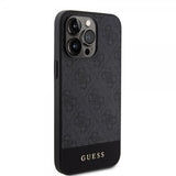 Guess iPhone 15 Pro Max Skal Bottom Stripe MagSafe Svart