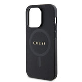 Guess iPhone 15 Pro Max Skal Saffiano MagSafe Svart