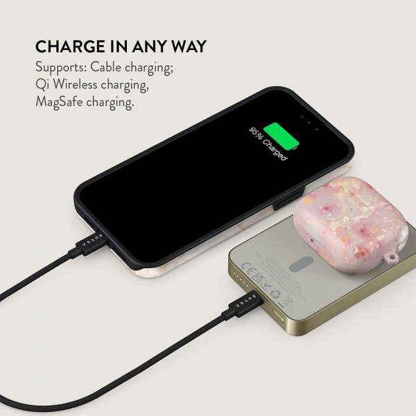 Burga Powerbank MagSafe 5000 mAh Golden Coral Gold