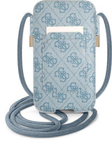 Guess Pouch 4G Logo Large Blå