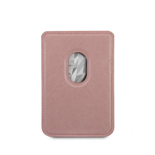Guess Magnetisk Korthållare Metal Logo MagSafe Rosa