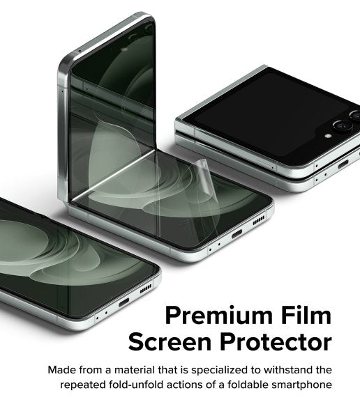 Ringke Samsung Galaxy Z Flip 5 Skärmskydd Dual Easy Film 2-pack