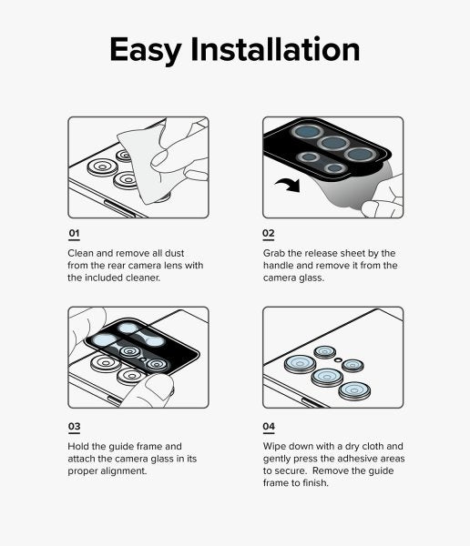 Ringke Samsung Galaxy Z Fold 5 Kameraskydd Camera Lens Frame