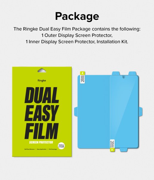 Ringke Samsung Galaxy Z Fold 5 Skärmskydd Dual Easy Film