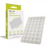 Mobile Origin Hållare Sticker Phone Mount Klar Vit