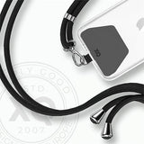 Xqisit Halsrem för Mobiltelefon Svart