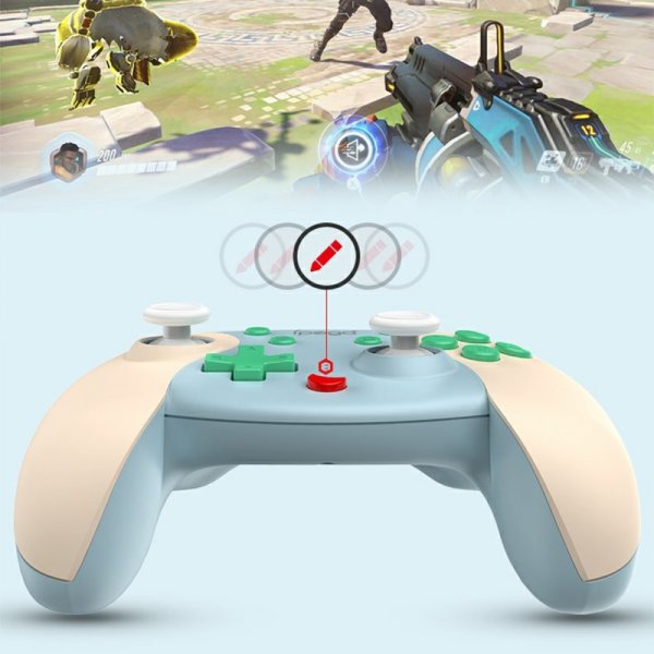 Ipega Handkontroll för Nintendo Switch Vit Blå