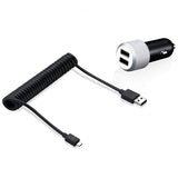 Just Mobile Highway Max Billaddare med Micro USB och Dubbla Kontakter