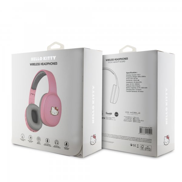 Hello Kitty Trådlösa Hörlurar Bluetooth Bicolor Rosa