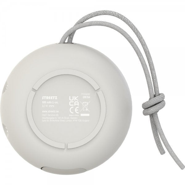 Streetz Högtalare S200 Waterproof Bluetooth Speaker Grå
