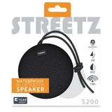 Streetz Högtalare S200 Waterproof Bluetooth Speaker Svart