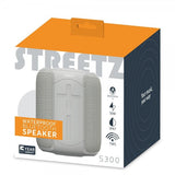 Streetz Högtalare S300 Waterproof Bluetooth Speaker Grå
