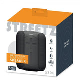 Streetz Högtalare S300 Waterproof Bluetooth Speaker Svart