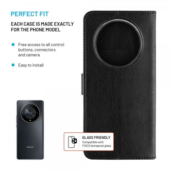 Fixed Honor Magic 7 Lite Fodral Opus Book Svart