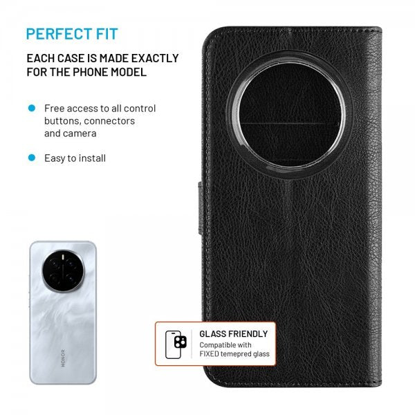 Fixed Honor Magic 7 Pro Fodral Opus Book Svart