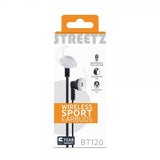 Streetz Hörlurar BT120 Wireless Sport Earbuds Svart