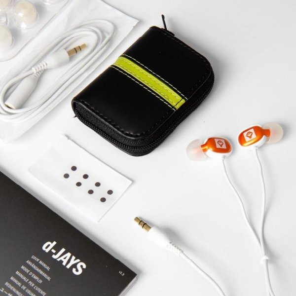 Jays Trådade Hörlurar d-JAYS Sound Isolating Earphones 3.5mm Orange