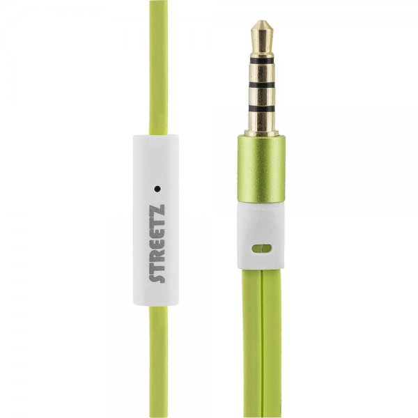 Streetz Hörlurar E110 Earbuds 3.5mm Grön